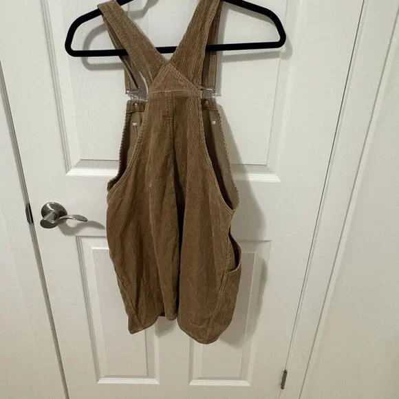 Corduroy Tan Overall Jumpsuit - Picture 11 of 11